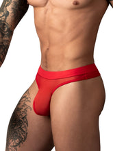 Male Power 442-307 String ficelle en maille couleur rouge