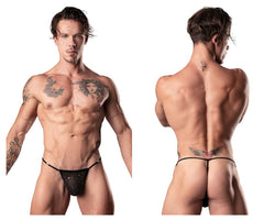 Sangle de pose pour homme Power 450-288 Show Stopper Couleur Argent Mesh Dot