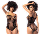 Mapale 1103 Netz-Bodysuit Farbe Schwarz