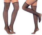 Mapale 1127 Diamond Fishnet Overknee-Strümpfe Farbe Schwarz-Strass