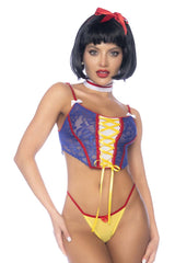 Mapale 60049 Kostüm vergifteter Apfel, Fantasy-Prinzessin, Farbe wie abgebildet