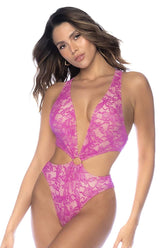 Mapale 67108 Einteiliger Badeanzug Farbe Rosa Spitze Sommer