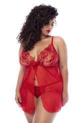 Mapale 7559X Babydoll Farbe Rot
