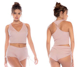 Mapale 7570 Zweiteiliges Pyjama-Set, Farbe Rose