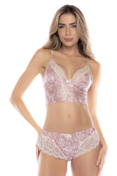 Mapale 7576 Zweiteiliges Pyjama-Set, Farbe: Rosendruck