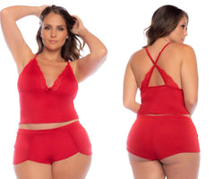 Ensemble de pyjama deux pièces Mapale 7593X Couleur Rouge