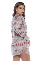 Chemise de nuit Mapale 7597, imprimé vacances, couleur