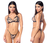 Mapale 8956 Zweiteiliges Set Farbe Nude-Schwarz
