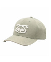 Sage green baseball cap with a white embroidered Nasty Pig snout logo on the front.