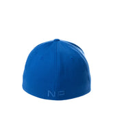 Back view of the Nasty Pig quartz blue baseball cap with tonal NP embroidery on the lower back.