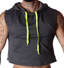 Nafts Gray Hoody T Shirt by Gigo Underwear