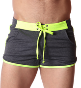 Nafts Gray Shorts by Gigo Underwear