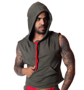 Nafts Green Hoody T Shirt by Gigo Underwear