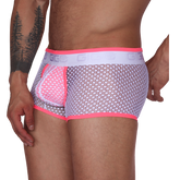 Net Fuchsia Trunk front view by Gigo Underwear