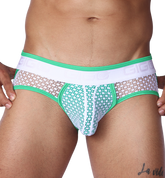 Net Green Jock Thong by Gigo Underwear