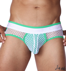Net Green Jock Thong by Gigo Underwear