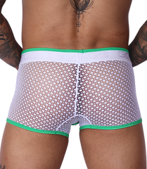 Net Green Trunk back view by Gigo Underwear