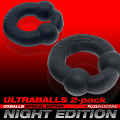 OXBALLS Ultraballs 2Pk / Night Edition - Black