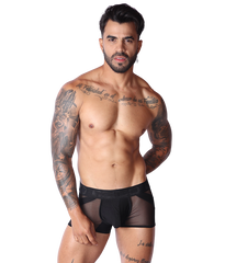 Panel Black Trunk on model by Gigo Underwear