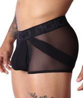 Panel Black Trunk front view by Gigo Underwear