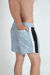 Tulio Panel Fleece Short - Grey/Black