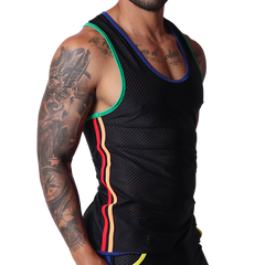 Pride Tank front view by Gigo Underwear