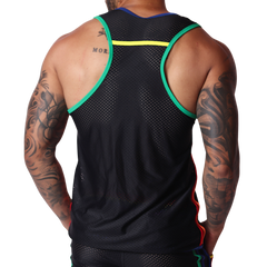 Pride Tank back view by Gigo Underwear