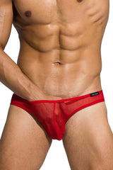 Bikini taille basse Desire Intima de Private Structure DIAMU3455BT, couleur rouge