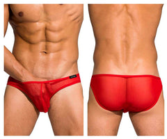 Bikini taille basse Desire Intima de Private Structure DIAMU3455BT, couleur rouge