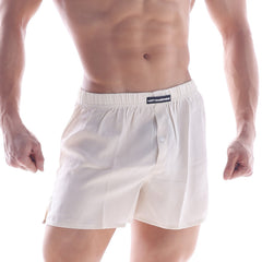 MetroMaleWear Silk Satin Boxer Nude S33-01
