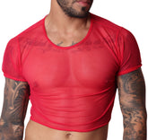 Spectrum Red Crop Top by Gigo Underwear