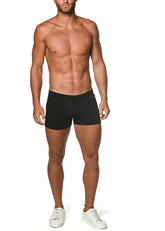 VAULT GYM-TECH STRETCH SHORTS MIT HEISSVERSCHWEISSTEN REISSVERSCHLÜSSEN