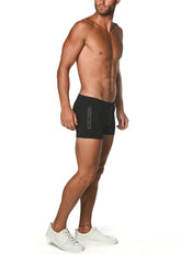 VAULT GYM-TECH STRETCH SHORTS MIT HEISSVERSCHWEISSTEN REISSVERSCHLÜSSEN