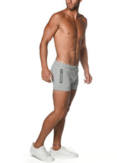 VAULT GYM-TECH STRETCH SHORTS MIT HEISSVERSCHWEISSTEN REISSVERSCHLÜSSEN