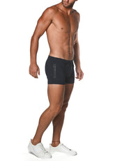 VAULT GYM-TECH STRETCH SHORTS MIT HEISSVERSCHWEISSTEN REISSVERSCHLÜSSEN
