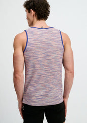 ST33LE Space Dye Textured Knit Tank - Purple