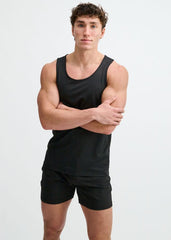 ST33LE Textured Stretch Mesh Performance Tank - Black