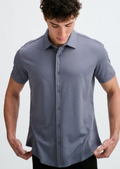 ST33LE Stretch Knit Shirt - Gravel