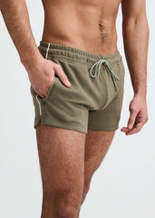 ST33LE 3.5" Stretch Short W/ Contrast Piping - Combat