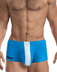 WildmanT Big Boy Pouch Swim Square Cut Teal Blue