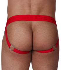 Star Red Jockstrap back view by Gigo Underwear