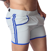 Typer Gray Shorts front view by Gigo Underwear
