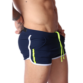 Typerhot Blue Shorts front view by Gigo Underwear