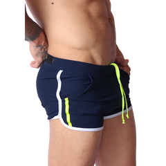 Typerhot Blue Shorts front view by Gigo Underwear