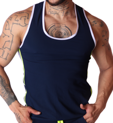 Typerhot Blue Tank by Gigo Underwear