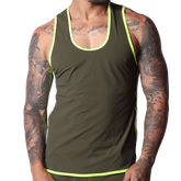 Typerhot Green Tank by Gigo Underwear