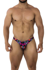 Xtremen 91172 Bedruckter Bikini mit farbigen Schleifen