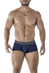 Boxer en coton mélangé Xtremen 91205B, couleur bleu marine