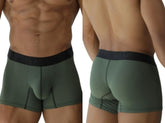Xtremen 91251 Microfiber Mesh Boxer Briefs Color Military Green