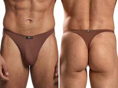 Xtremen 91254 Caleçons String Microfibre Homme Élégant Couleur Chocolat